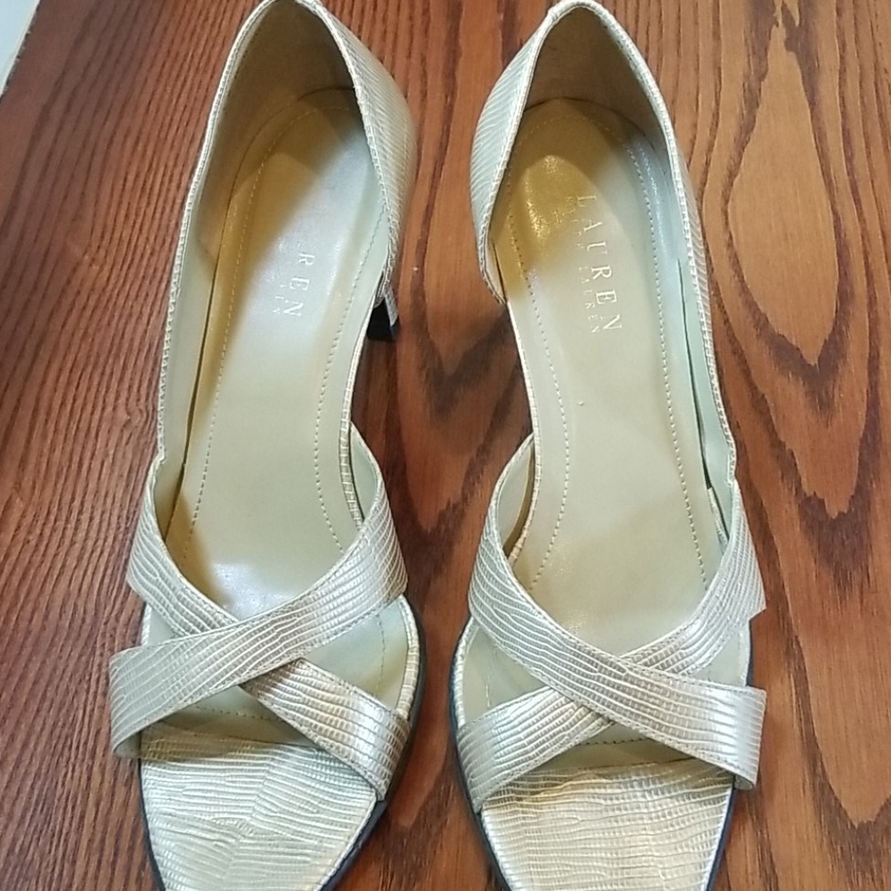 Gold sandals